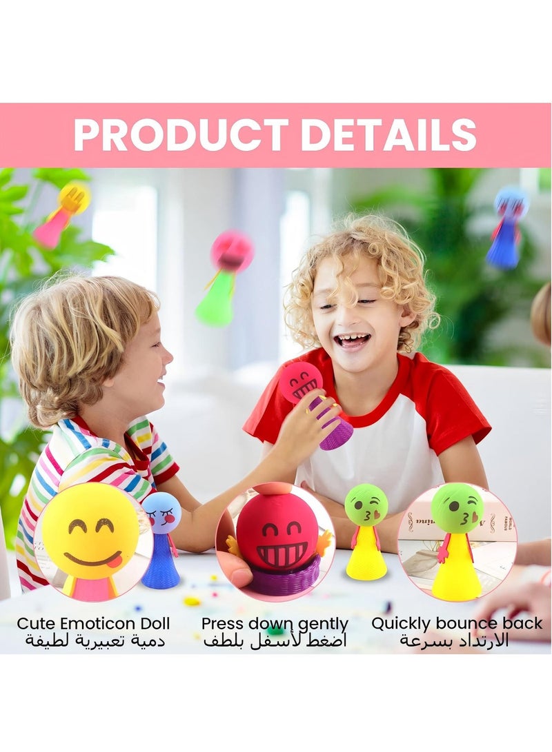 20 Pieces Jumping Gifts Spring Launcher Jumping Doll, Light Up Jumping Spring Launchers With Flashing LED, Pop Up To 4 Feet High, Kids Jumping Toys, Children's Birthday Gifts, Party Gifts For Boys And Girls (Random Color) - Image 1